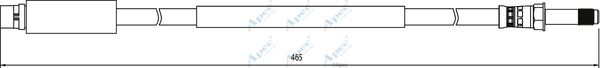 APEC BRAKING Тормозной шланг HOS4043